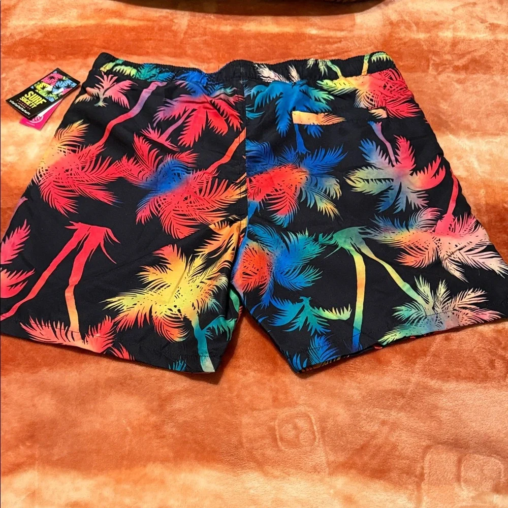 Surf Society Men's Tropical Swimwear Trunks Board Shorts Size L (NWT)